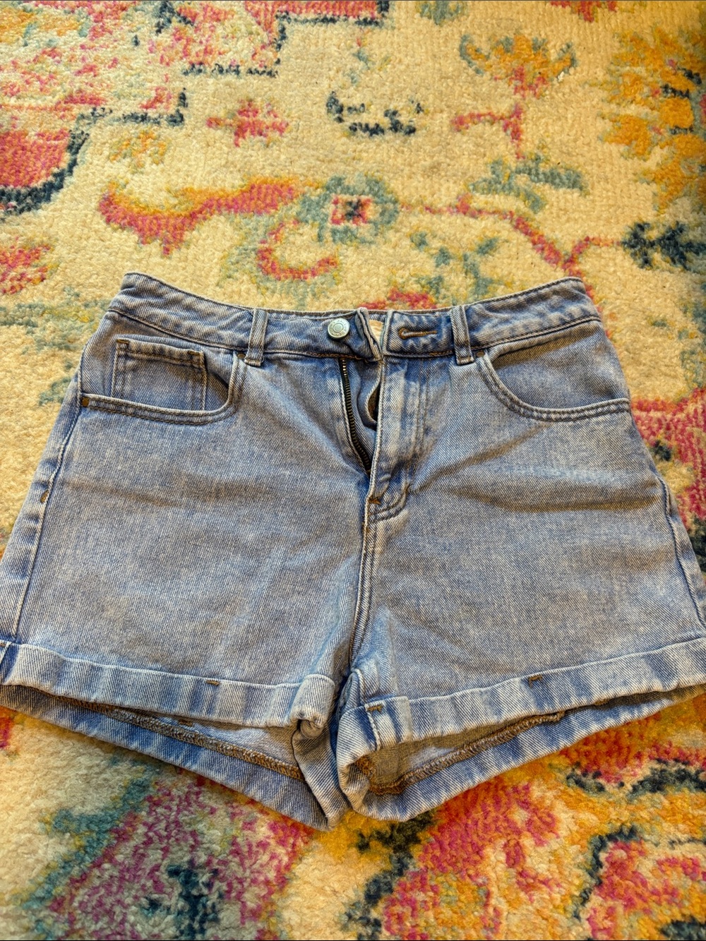 PacSun Women’s Light wash Denim Mom shorts